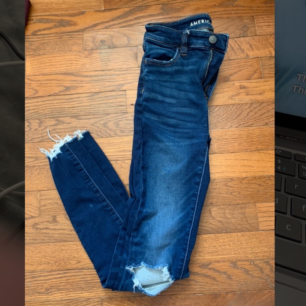 American eagle size 0 skinny jeans